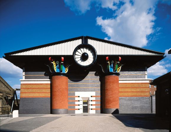 Isle of Dogs Pumping Station (1986-8) by John Outram Associates