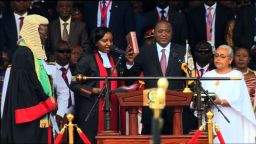 President Kenyatta sworn-in amid violent protests