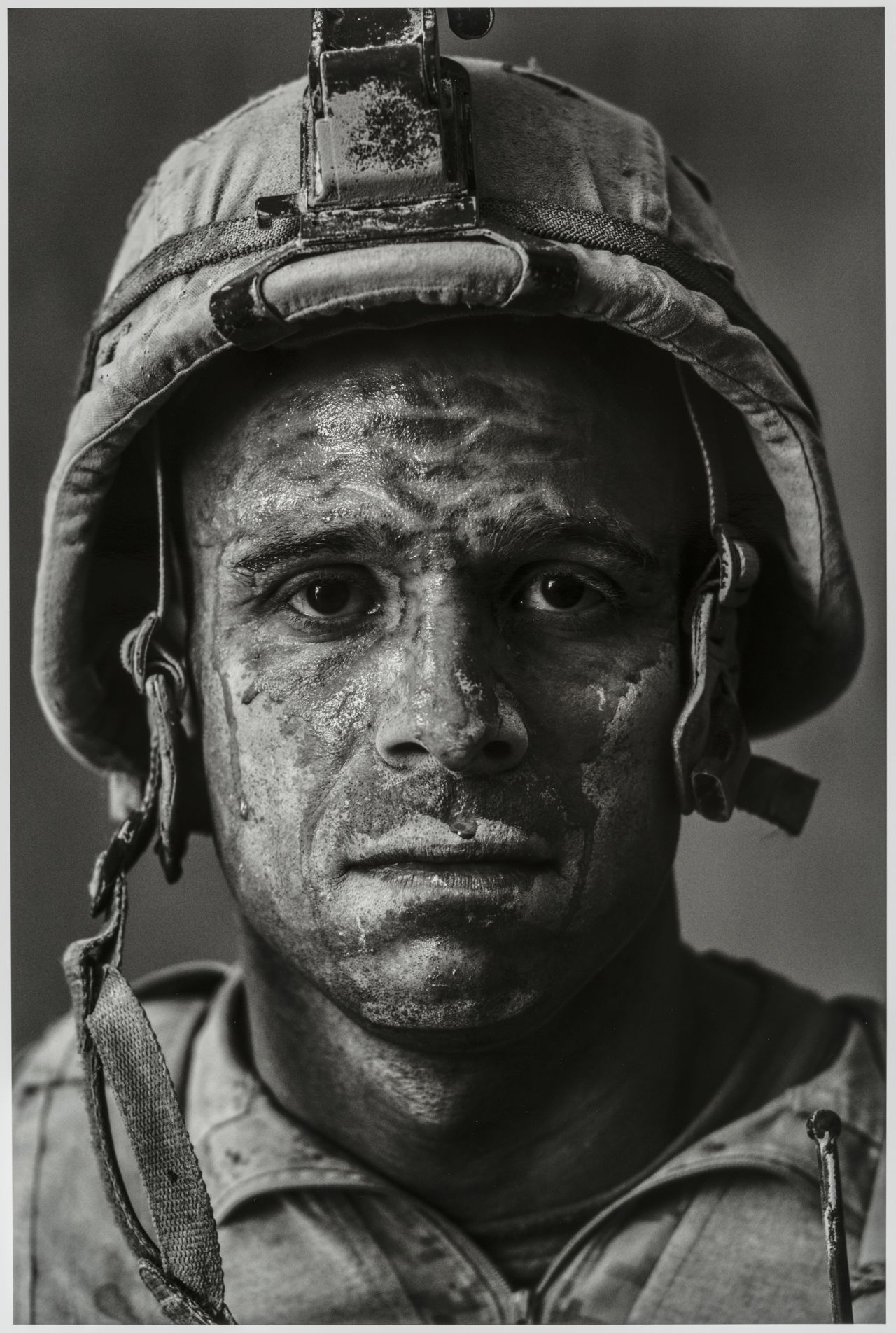 This photo by Canadian photojournalist Louie Palu was taken inside an empty bunker turned into a makeshift studio in Afghanistan.