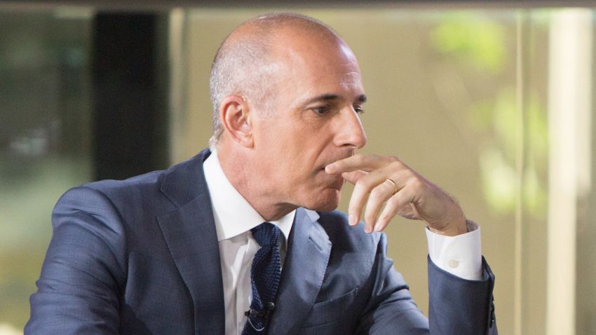 TODAY -- Pictured: Matt Lauer on Friday, June 30, 2017 -- (Photo by: Nathan Congleton/NBC/NBCU Photo Bank via Getty Images)