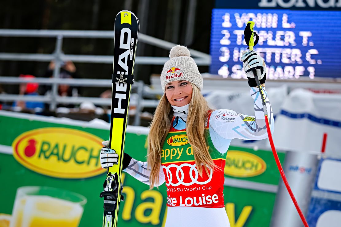 Vonn is the most decorated American skier in history