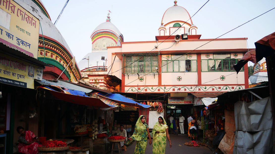 Kalighat Kali Temple is Kolkata's oldest Hindu pilgrimage site.