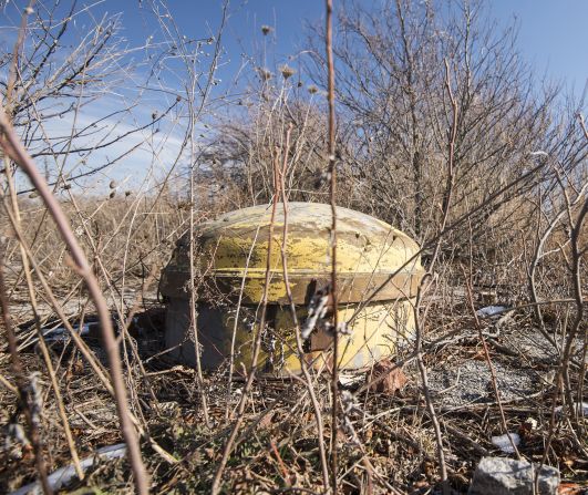 A number of photos in Buehler's book were shot at Fort Tilden, a former army missile site in Queens, New York.