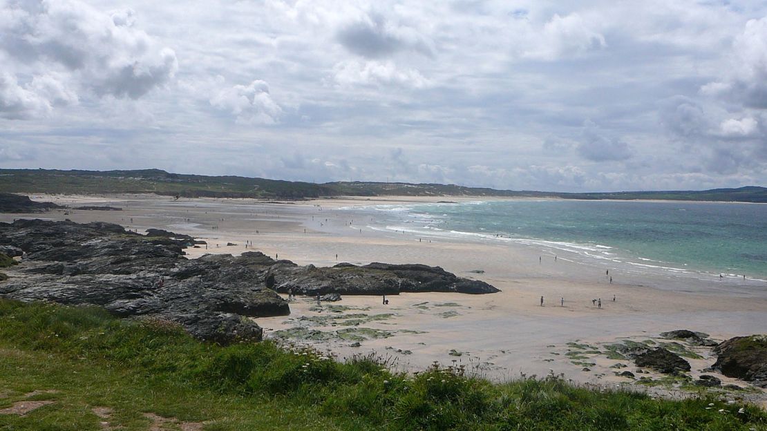 Godrevy is one of the most exposed strands on the north Cornwall coast and is battered by huge Atlantic swells.