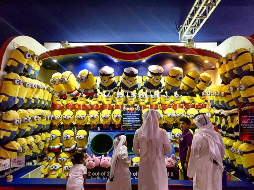 Founded by photojournalist Lindsay Mackenzie, the project seeks to show the the beauty of everyday life in the Middle East. Here, a family plays the Minion game at an amusement center in Dubai, the United Arab Emirates.