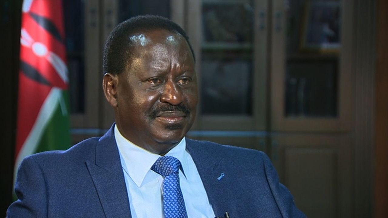 Kenyan opposition leader, Raila Odinga.