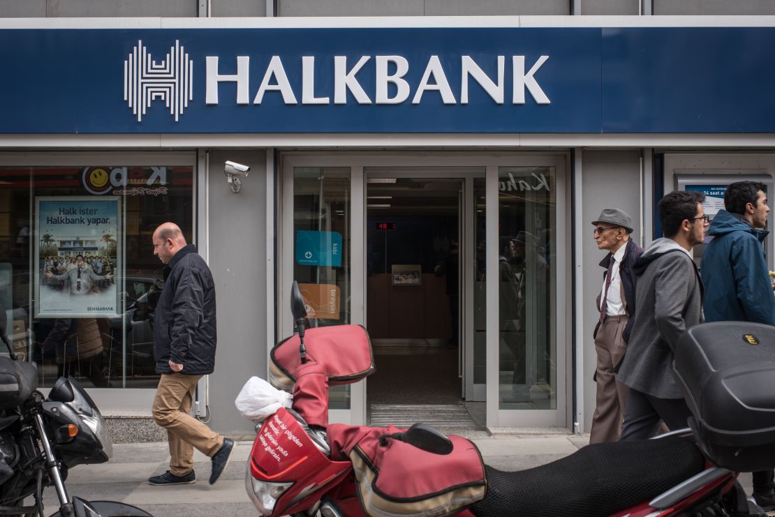 Halkbank denies the allegations and says it did no illegal transfers for any country.