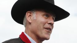 KANAB, UT - MAY 10: U.S. Secretary of the Interior Ryan Zinke talks to reporters before departing Kanab Airport on May 10, 2017 in Kanab, Utah. Zinke has been in the state of Utah since Sunday talking with state and local officials and touring the Bears Ears National Monument and Grand Staircase-Escalante National Monument, to help determine their future status under the Trump Administration. (Photo by George Frey/Getty Images)