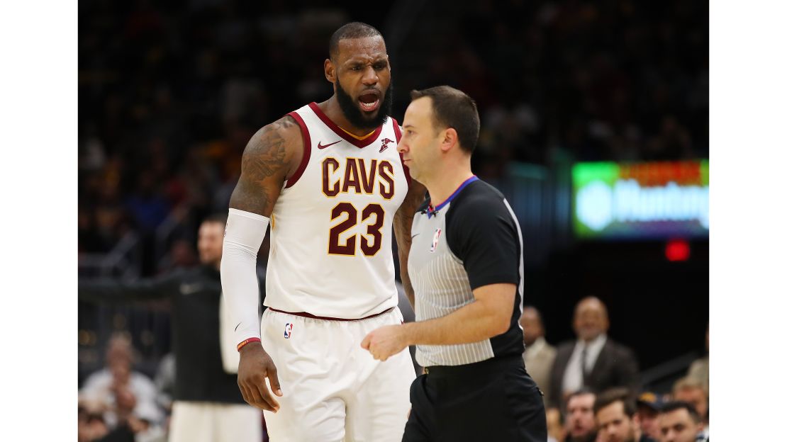 LeBron James ejected 1128