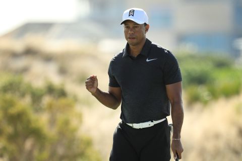 <strong>Comeback trail:</strong> Woods was given the go-ahead by doctors to resume his golf career after a fourth back surgery in April and returned at the Hero World Challenge in the Bahamas in December. 