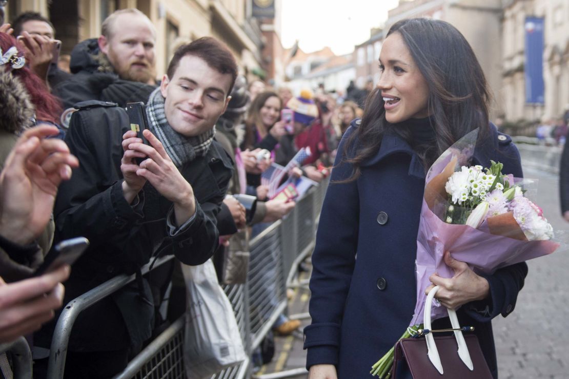 Markle appeared confident during her first official public engagement.