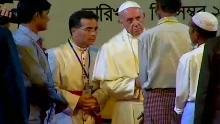 Pope uses term Rohingya Gallagher pkg_00015005.jpg