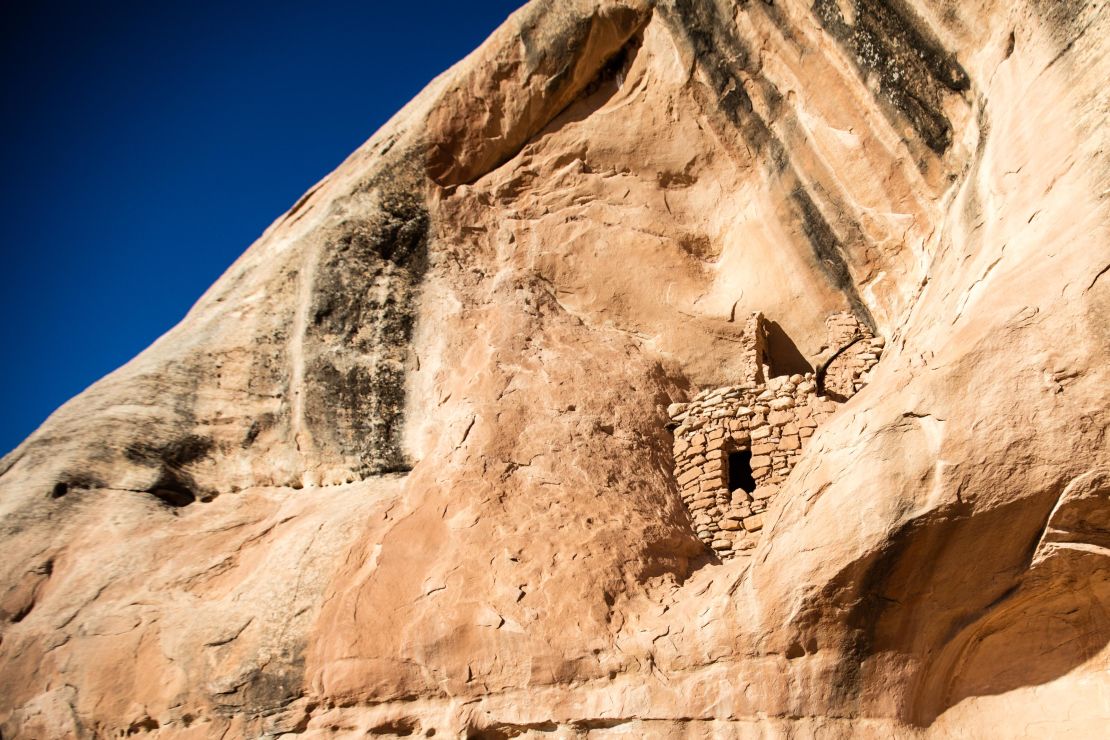 Native Americans built grain stores and other structures in what is now southern Utah.