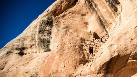 Native Americans built grain stores and other structures in what is now southern Utah.