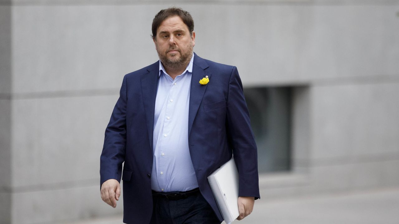 Oriol Junqueras, leader of the pro-independence Esquerra Republicana de Cataluyna party, is in a Madrid prison over the separatist push. 