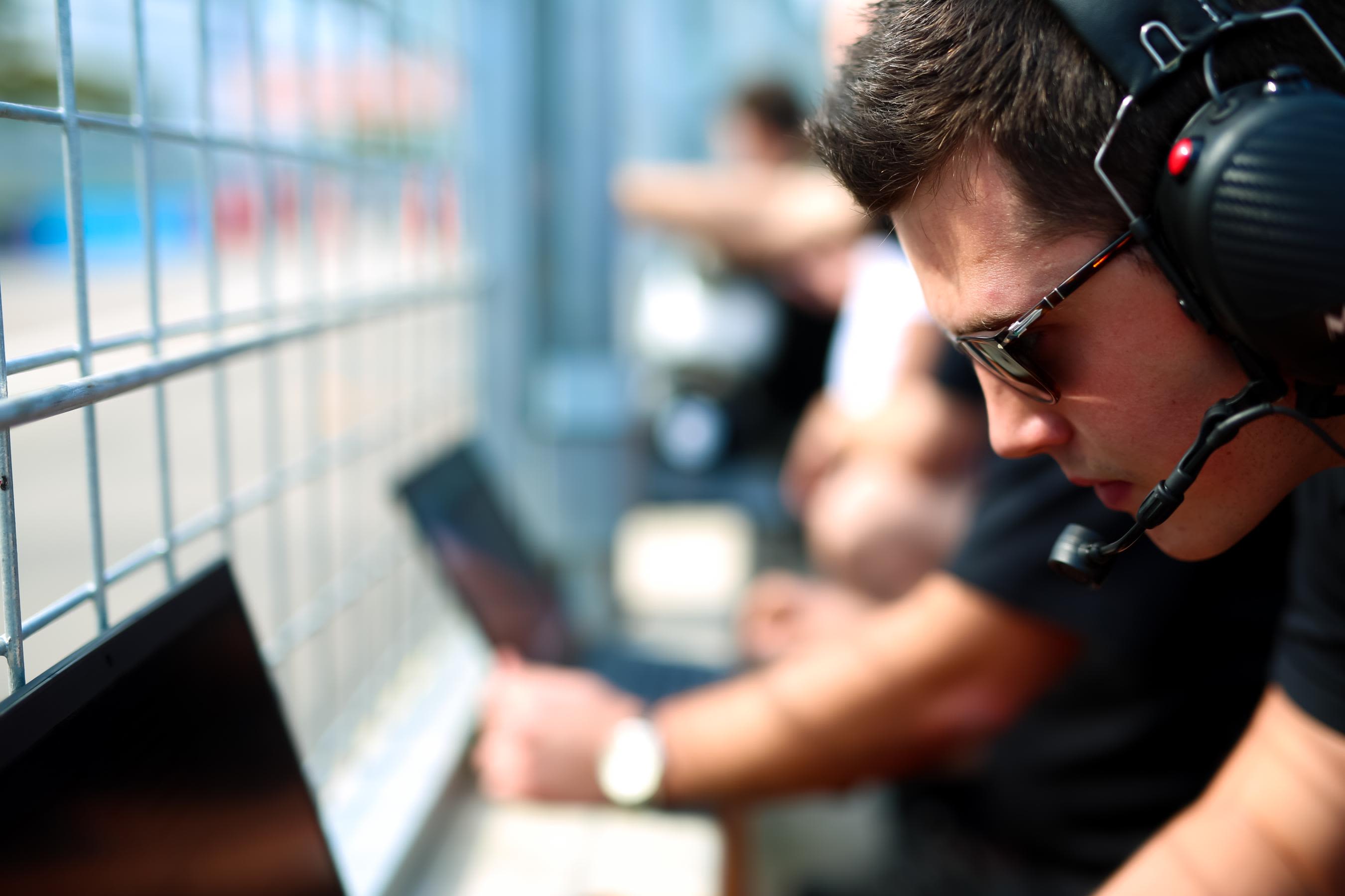 Powerful AI software interacts with the sensing equipment enabling the Devbot to learn the geography of a track and the racing line.