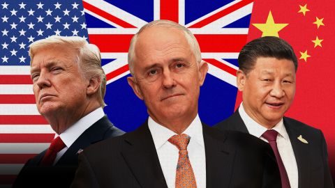 Australia China US relationship tease
