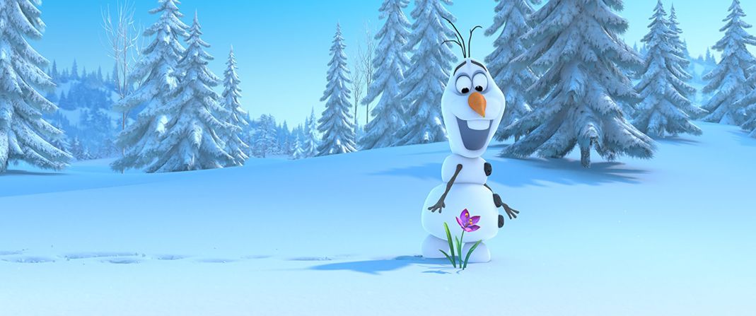 Olaf from "Frozen" is the subject of a short film fans didn't love. "Olaf's Frozen Adventure" was running before showings of "Coco" and<a href="index.php?page=&url=http%3A%2F%2Fwww.cnn.com%2F2017%2F12%2F04%2Fentertainment%2Folaf-frozen-short%2Findex.html" target="_blank"> there was speculation the run was ended because of audience complaints. </a>"Frozen" was more of a phenomenon. Here's a look at some of the interesting numbers the project racked up as of 2014.