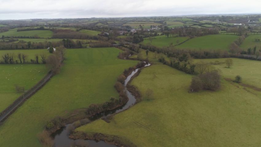 Irish border drone footage 