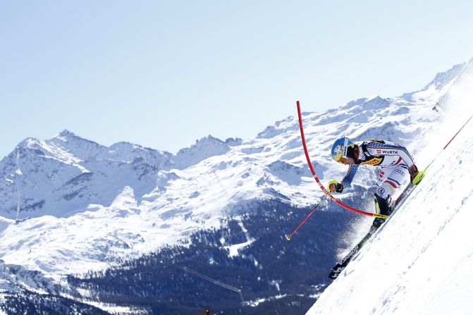 Glitzy St. Moritz in Switzerland also features early on the women's European circuit.