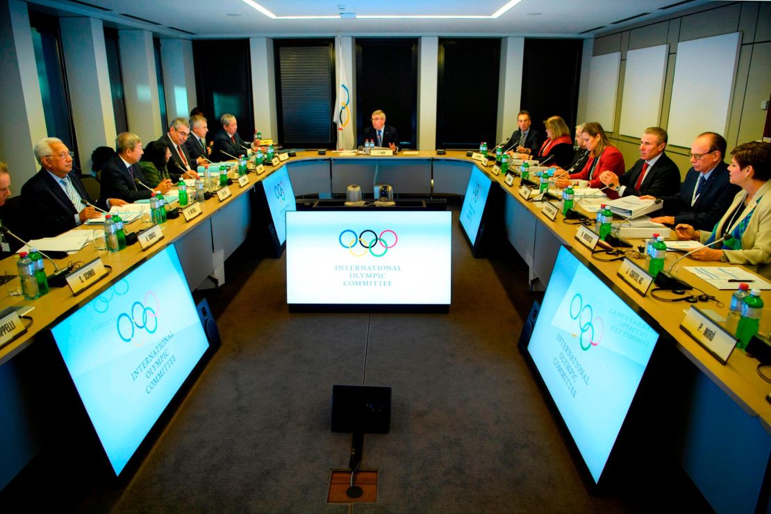 The IOC executive board met at their headquarters in Lausanne, Switzerland.