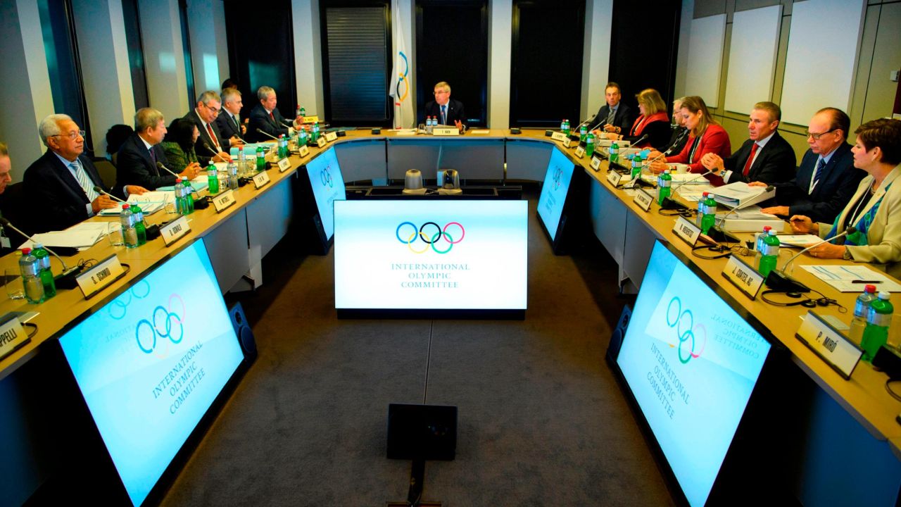 The IOC executive board met at their headquarters in Lausanne, Switzerland.