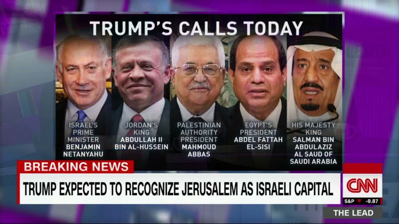 Trump’s Jerusalem Decision Promises Upheaval | CNN Politics