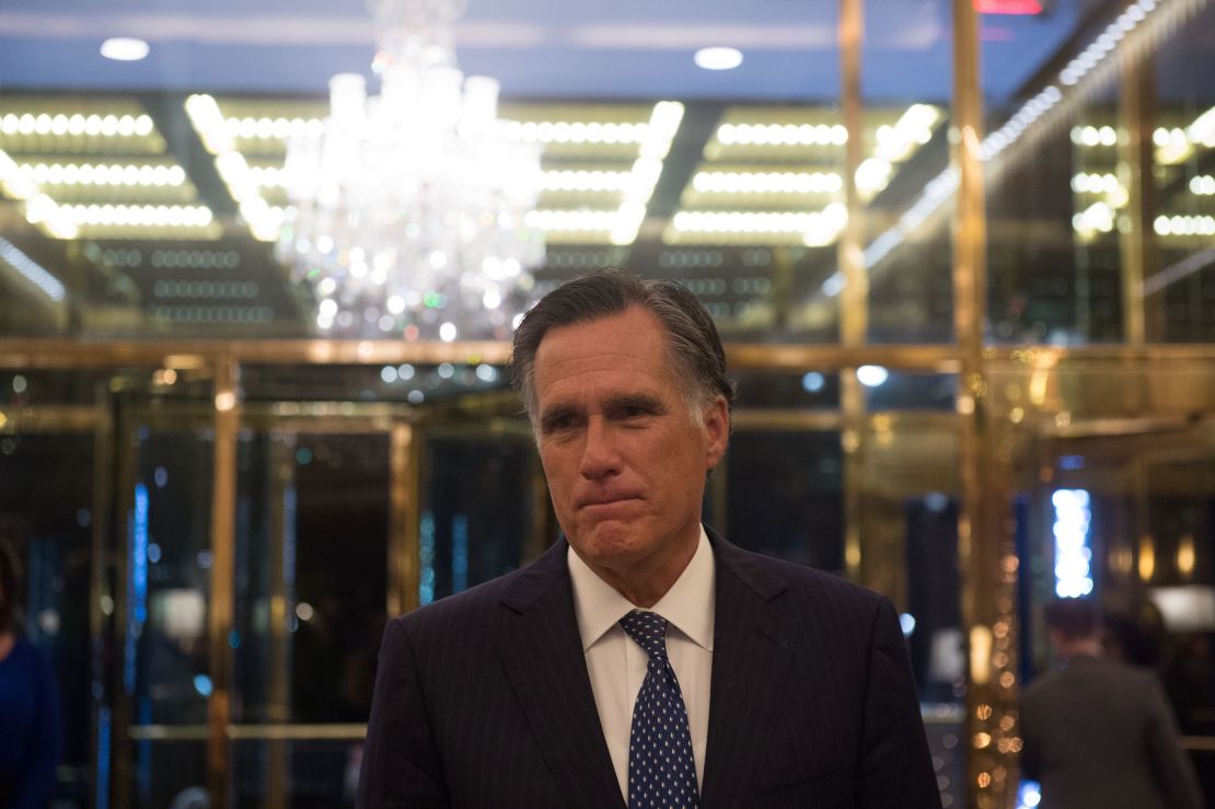 Republican Sen. Mitt Romney of Utah