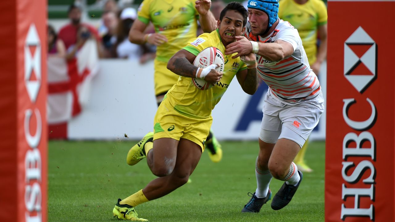 Maurice Longbottom of Australia rugby sevens