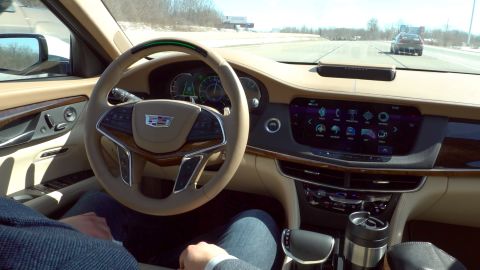 First introduced on the Cadillac CT6, General Motors' Super Cruise technology allows for hands-free driving on highways. An improved version is coming out this year.