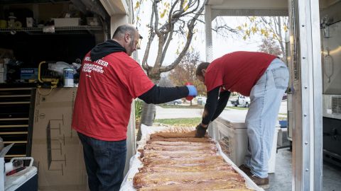 During the last six years, the group has responded to almost 45 disasters across the United States, such as Hurricanes Harvey and Irma and the wildfires in northern California. More than 6,800 volunteers have joined the effort, and the group often partners with other organizations to distribute the meals.