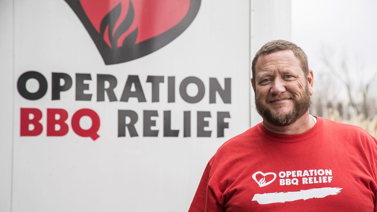 Top 10 CNN Hero for 2017 Stan Hays, the co-founder of Operation BBQ Relief, works to feed victims and first responders after disasters like Hurricanes Harvey and Irma. Learn more about the efforts of Hays and the rest of the <a href="http://www.cnn.com/videos/tv/2017/11/01/cnn-heroes-top-10-reveal-orig-mc.cnn">top 10 CNN Heroes for 2017</a> by clicking through the gallery.
