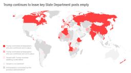 120717 ambassador vacancy trump state department countries world map