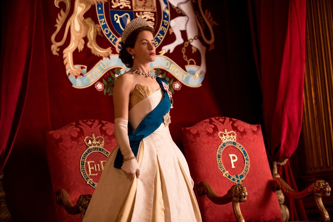 Claire Foy as Queen Elizabeth in "The Crown."
