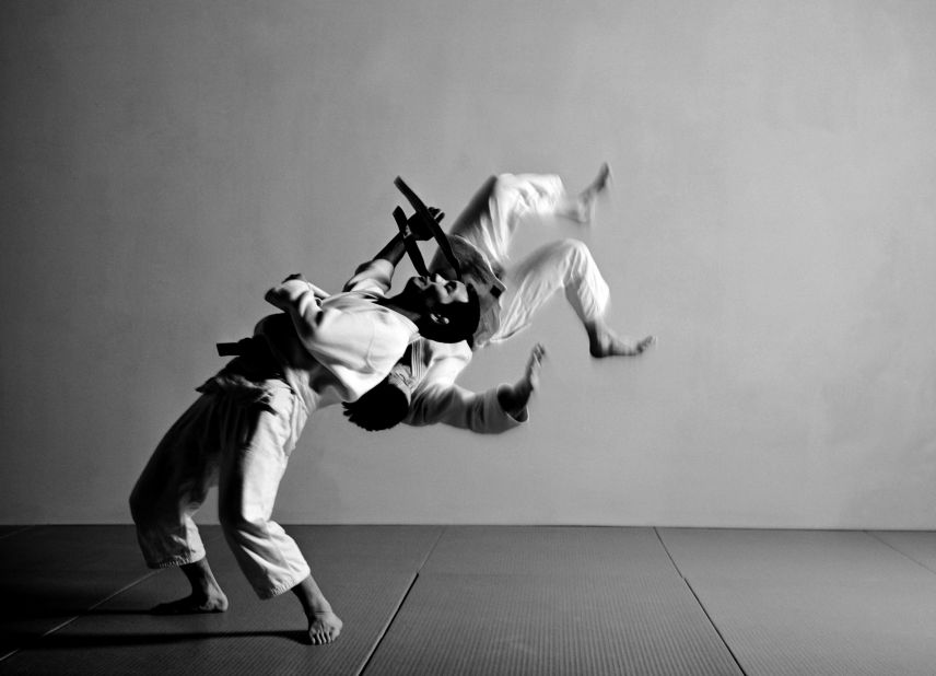 Terence Donovan brought together his two passions of photography and judo in his 1985 book, "Fighting Judo."