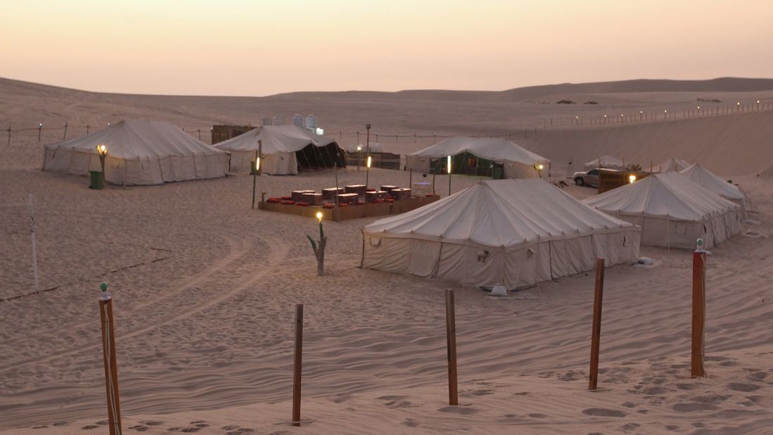 <strong>Camping out:</strong> For many visitors a night or two in the desert is a highlight of their visit to Qatar. Locals, too, love to head out of the city at weekends and camp out in the dunes. 