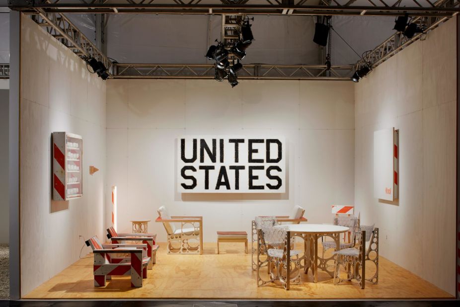 New York gallery Salon 94 showcased a series of pieces by sculptor Tom Sachs. Deeply rooted in American space and technology policies, Sachs' investigations into industrialized production nod to spacecraft construction with the use of bullet-proof materials and typefaces borrowed form NASA.