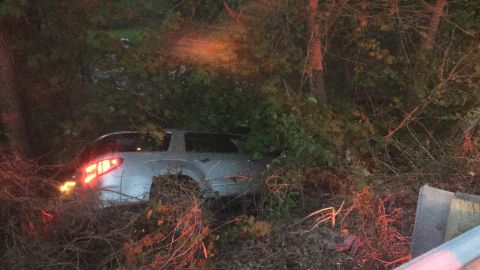Jennifer Rittereiser's SUV plunged into an embankment after she had a seizure while driving in April.