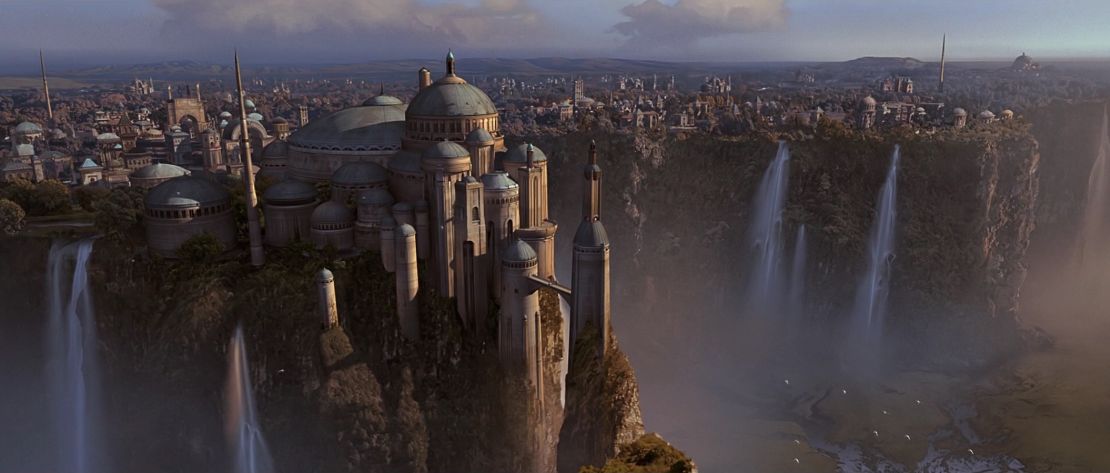 The royal palace of Theed, the capital of Naboo.