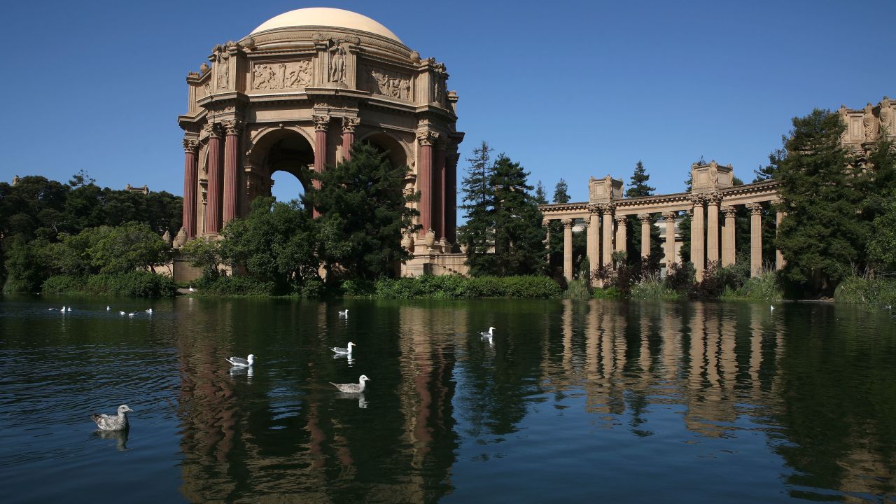The Palace of Fine Arts in San Francisco.