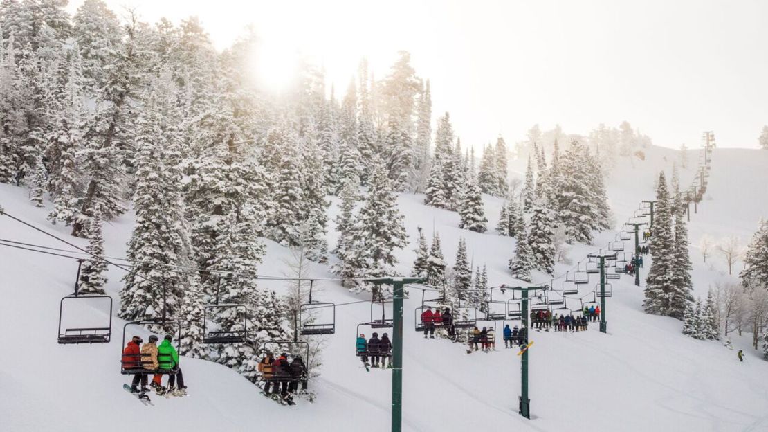 Powder Mountan is an upside-down ski area in the Wasatch mountains of Utah.