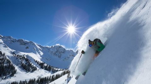 <strong>Silverton Mountain: </strong>A short distance from Telluride in Colorado, and enjoying the same whopping 400 inches of snow per year, Silverton's one single chairlift is a highway to heaven for advanced and expert skiers.