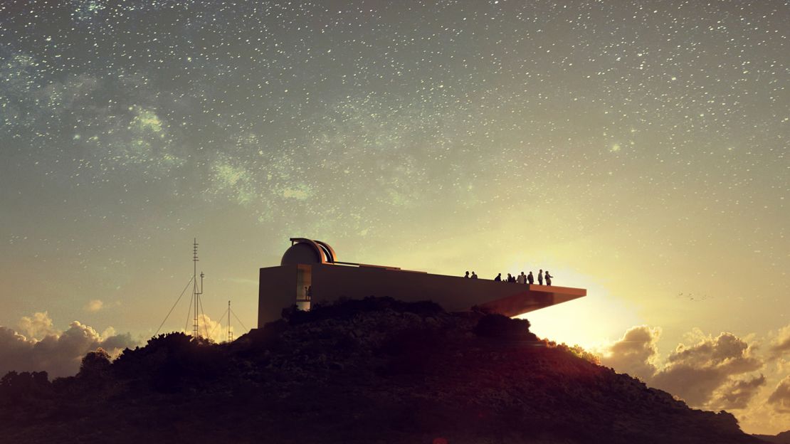 The forthcoming Troodos Observatory in Cyprus. With a profile inspired by the Star Destroyer spacecraft, designers Kyriakos Tsolakis Architects admit they're big fans of the "Star Wars" series