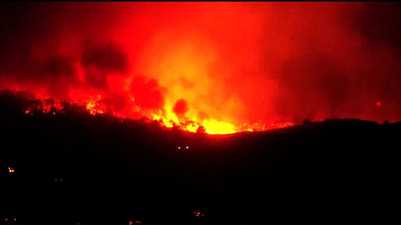 The Lilac Fire has consumed more than 4,000 acres after erupting Thursday in San Diego County.