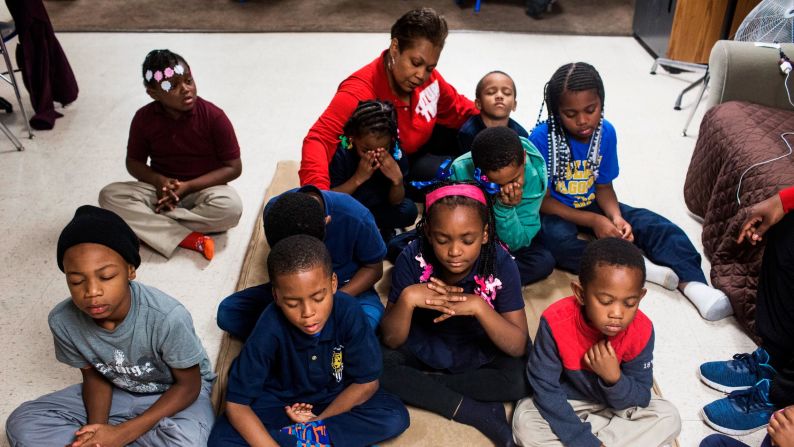 Future Ties kids take a moment to sit and reflect. Maddox says the program should be a haven from some of the tougher elements of life. "I want them to have that feeling of being at home, safe and at peace."