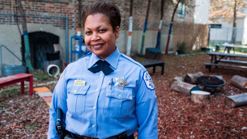 Chicago police officer Jennifer Maddox founded the after-school program Future Ties to give children a safe space for tutoring, mentoring and establishing life goals. Because of her work, she has been honored as <a href="index.php?page=&url=http%3A%2F%2Fwww.cnn.com%2Fspecials%2Fcnn-heroes">a Top 10 CNN Hero for 2017</a>. CNN caught up with Maddox and the Future Ties kids for a day in the life of the program. Click through the gallery for more information and photos.