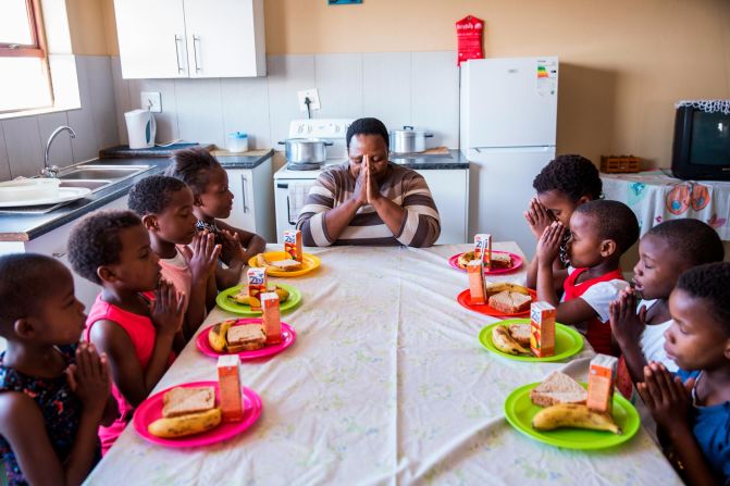 Many of the children who come to Baphumelele have been abandoned, and reinforcing living skills is essential for preparing them for independence. A program for older children addresses those needs. "That's the reason that we are teaching them skills -- they learn how to plant their own vegetables, how to write their own resumes, work etiquette, computer training," Mashale said. 