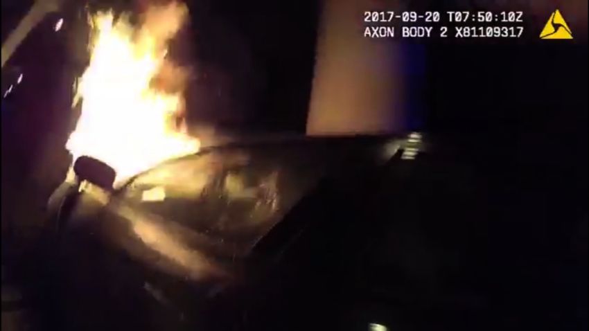 Beyond the Call -------------- Martin Savidge reports on Atlanta police officers who risked their lives to save two people trapped in a fiery wreck on September 20, 2017.