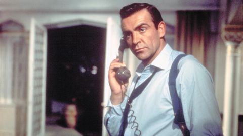 Connery on the set of "From Russia with Love."