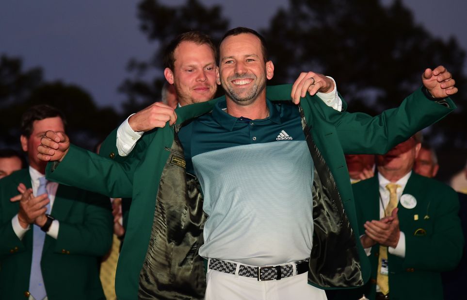 Sergio Garcia won the first major of the year at the Augusta National. The triumph was the Spaniard's first in a major tournament.